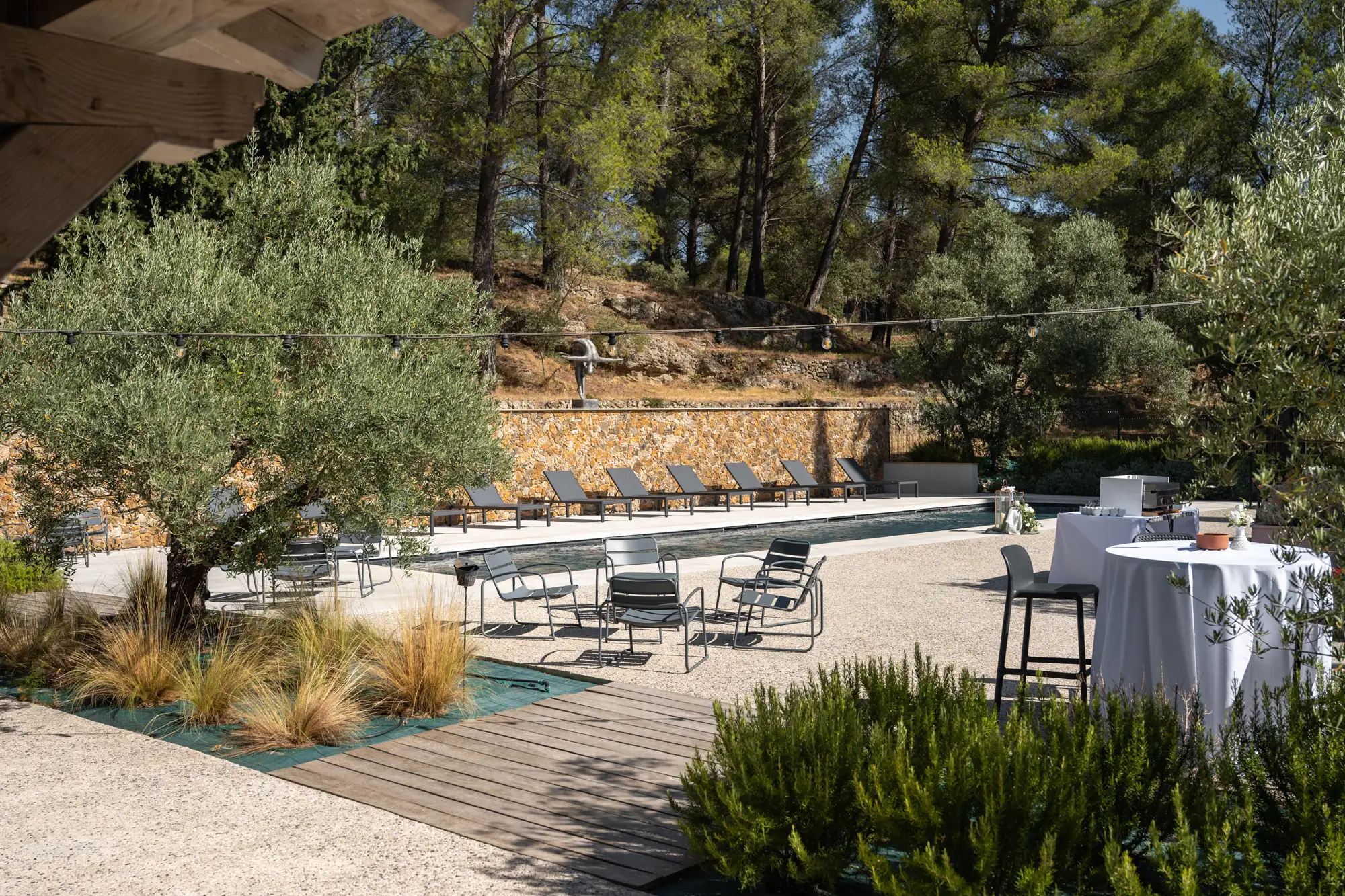 Domaine pour mariage bouches du rhone reception mariage piscine ext�rieure