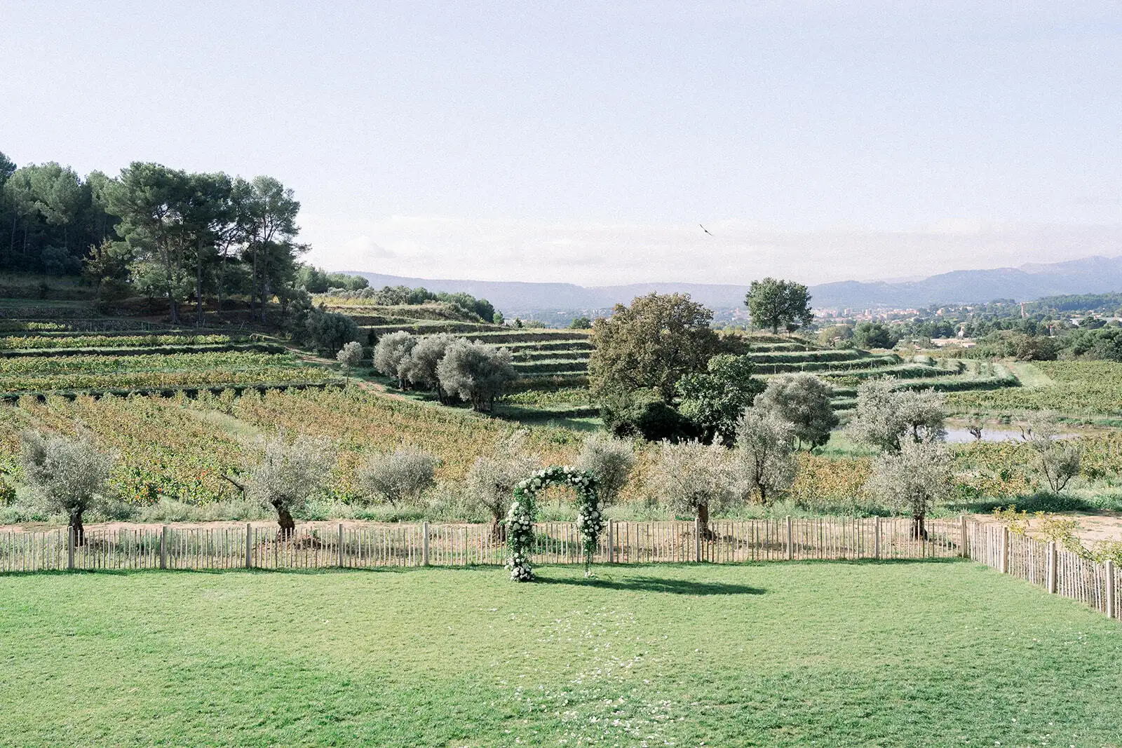 Domaine pour mariage bouches du rhone champs